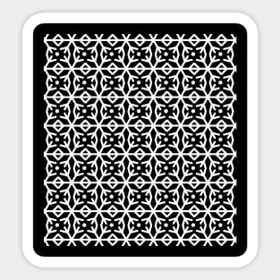 black and white tribal seamless pattern Sticker